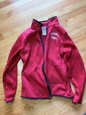 Knights Apparel Red & Black Kids Full-Zip Jacket - Nebraska Huskers